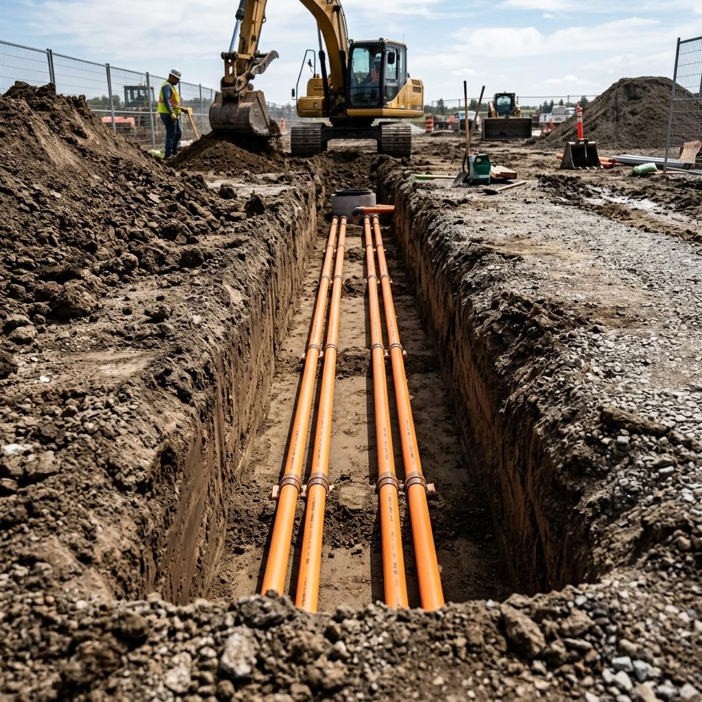 Trenching & Conduit Laying