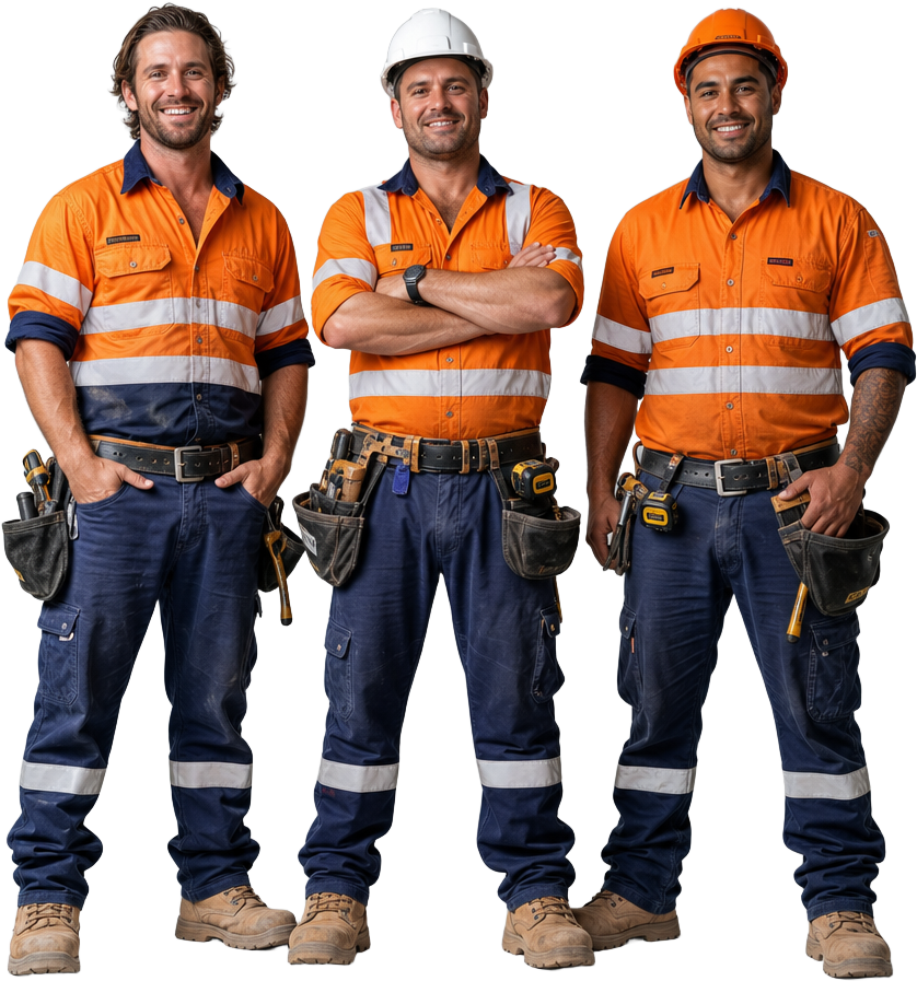 Underground Excavation Sydney crew in high-vis